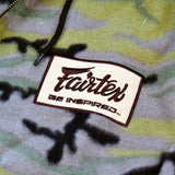 Fairtex Camouflage Zip Up Hooded Sweatshirt-FHS15-100% Cotton-Made in Thailand