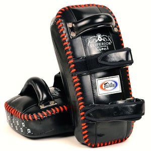 Fairtex "Superior" Kick Pads - KPLS2 - Genuine Cowhide Leather - Sold as Pair