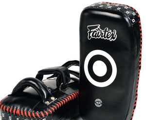 Fairtex Superior Muay Thai Kick Pads - KPLS2 - Genuine Cowhide Leather - Sold as Pair
