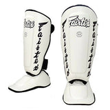 Fairtex Detachable Twister Shin Guards - SP7 - Special Padded Straps, Detachable Toe and Shin Protector