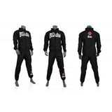 Fairtex Vinyl Sweat Suit - VS2 - Black - Features a Zip-Up Top and Bottom - Premium quality