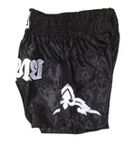 MUAY KICKBOXING "THAI BOXING" SHORTS -TBS-BLACK