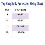 Top King "EMPOWER CREATIVITY" Body Protection Vest - TKBDEM-01 - Black, Silver, & Gold Trim