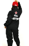 Fairtex Vinyl Sweat Suit - VS2 - Black - Features a Zip-Up Top and Bottom - Premium quality