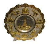 Thailand Collectable Gold and Silver Ashtray Souvenir-Made in Thailand-Great Gift-Comes Pre-Wrapped