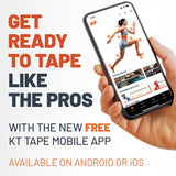 KT Tape PRO Synthetic Kinesiology Athletic Tape, 20 Count, 10” Precut Strip- Pain Relief and Support