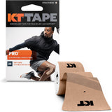 KT Tape PRO Synthetic Kinesiology Athletic Tape, 20 Count, 10” Precut Strip- Pain Relief and Support