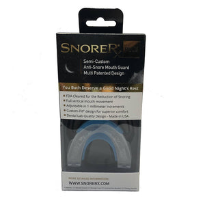 SNORERX Plus Anti-Snore Mouthguard-Reduces Snoring Resulting in a Better Nights Sleep-1 Mouthguard & Storage Case