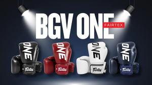 Fairtex One Championship Muay Thai Kickboxing Gloves-BGV1-ONE-Handmade in Thailand of premium quality leather