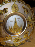 Thailand Collectable Gold and Silver Ashtray Souvenir-Made in Thailand-Great Gift-Comes Pre-Wrapped