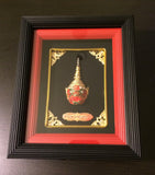 Auspicious Thai Art Beautiful Picture Frame for home decoration or gift-Comes Pre-Wrapped-Made in Thailand