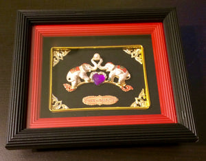 Auspicious Thai Art Beautiful Picture Frame for home decoration or gift-Comes Pre-Wrapped-Made in Thailand