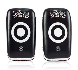 Fairtex Small Curved Kick Pads-KPLC1-Sold as Pair-Handmade in Thailand -Lighter and More Durable