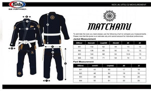 Fairtex Navy Blue "MATCHANU" Jiu Jitsu Gi-BJJ2-Comes with BAG