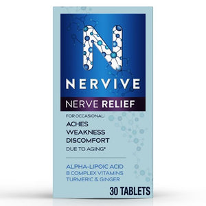 Nervive Nerve Relief for Nerve Aches, Weakness, Discomfort - Dietary Supplement - 30 Ct