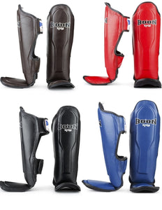 BOON SPORT PROFESSIONAL LEATHER SHIN GUARDS