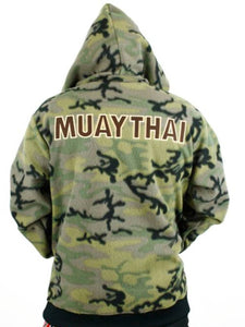 Fairtex Hooded Sweatshirt - Camouflage - FHS15 - Made in Thailand