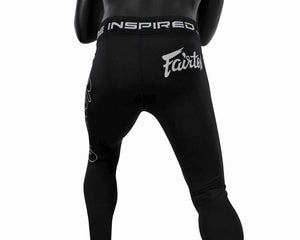 Fairtex Compression Pants for Exercise & Martial Arts Training - CP1 - 82% Polyester and 18% Spandex