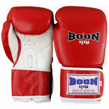 BOON SPORT THAI STYLE TRAINING GLOVES - BLACK,RED,BLUE,WHITE,PINK