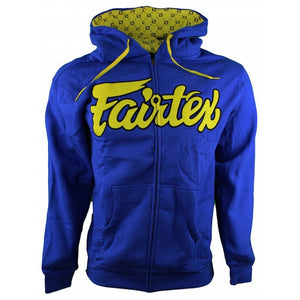 FAIRTEX HOODED SWEATSHIRT - BLUE/YELLOW