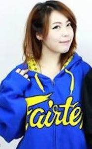 FAIRTEX HOODED SWEATSHIRT - BLUE/YELLOW