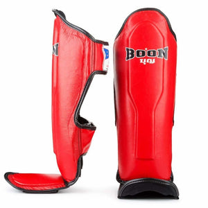 BOON SPORT PROFESSIONAL LEATHER SHIN GUARDS