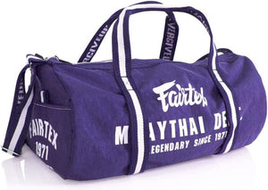 Fairtex Purple Color Retro Style Barrel Duffel Bag - BAG9 - Durable & Stylish