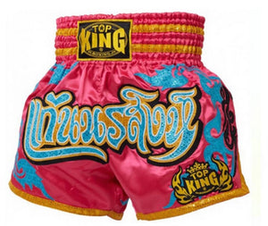 TOP KING MUAY THAI KICKBOXING SHORTS -TKTBS-071