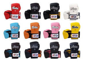 Fairtex Mexican Style Boxing Gloves - BGV9 - Genuine top grain leather - Handmade in Thailand