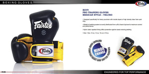 FAIRTEX MEXICAN STYLE BOXING GLOVES