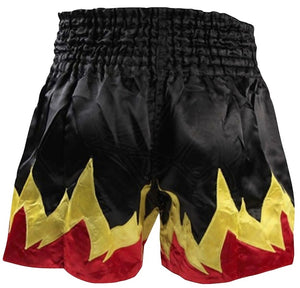 BOON "MONSTER NO FEAR FLAMES" MUAY THAI KICKBOXING SHORTS