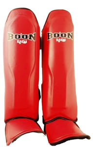 BOON SPORT PROFESSIONAL LEATHER SHIN GUARDS