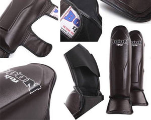 BOON SPORT PROFESSIONAL LEATHER SHIN GUARDS