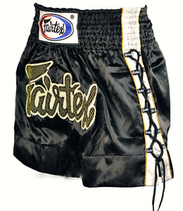 FAIRTEX "BLACK LACE" MUAY THAI KICKBOXING SHORTS