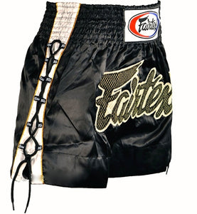 FAIRTEX "BLACK LACE" MUAY THAI KICKBOXING SHORTS