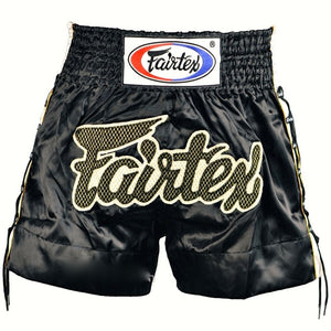 FAIRTEX "BLACK LACE" MUAY THAI KICKBOXING SHORTS