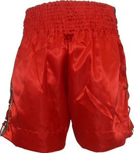 FAIRTEX "RED LACE" MUAY THAI KICKBOXING SHORTS