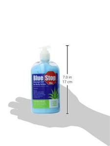 Blue Stop Max Massage Gel 16oz (473mL) - Pain Relief Gel for Muscle & Joint Pain (Comes in Pack of 2)