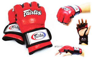 FAIRTEX ULTIMATE COMBAT MMA GLOVES w/ OPEN THUMB