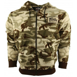 FAIRTEX HOODED SWEATSHIRT -BROWN CAMOUFLAGE