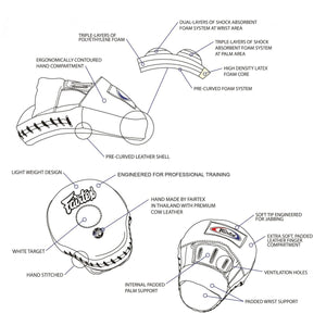 FAIRTEX CURVED CONTOURED FOCUS MITTS-