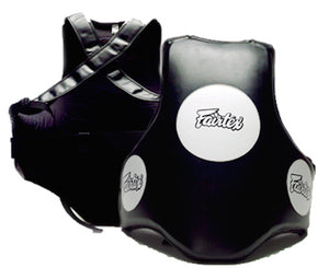 Fairtex Trainer's Protective Vest - TV1 - Black - Designed for punches, hooks, foot jabs, knees, combination drills