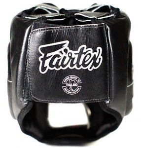 FAIRTEX DIAGONAL VISION SPARRING HEADGEAR LACE UP VERSION