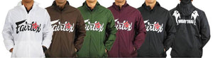 Fairtex Windbreaker Muay Thai Kickboxing Jacket with Hoodie- JK2 - Made in Thailand