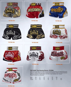 TOP KING MUAY THAI KICKBOXING SHORTS -TKTBS-071