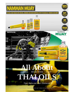 Namman Muay Thai Boxing Liniment Oil - 450cc/ml (LARGEST BOTTLE) - BL2