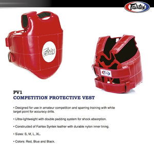 FAIRTEX COMPETITION PROTECTIVE VEST - PV1