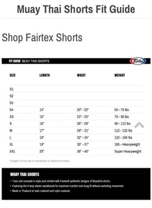 FAIRTEX "EAGLE" MUAY THAI KICKBOXING SHORTS