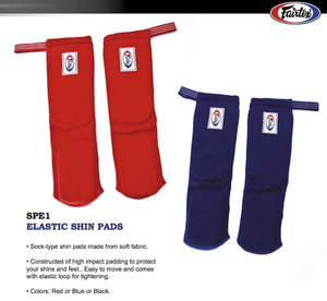 FAIRTEX SLIP-ON SHIN INSTEP GUARDS