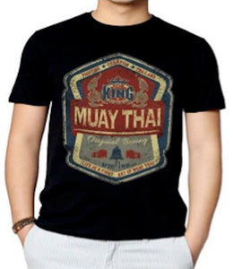 Top King "MUAY THAI" Short Sleeve T-Shirt - Micro Brushing - Velvety Soft